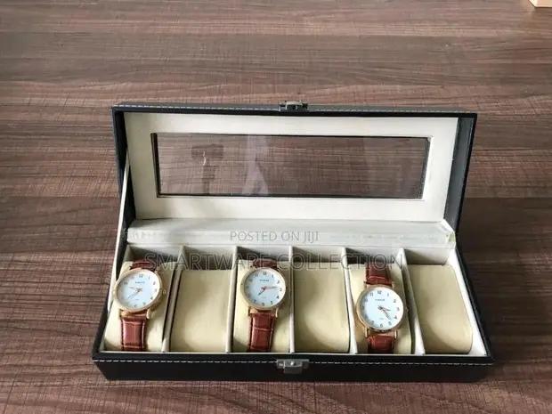 6 Slots Watch Box Watch Display Box Organizer Watches Case in Dar es Salaam, Tanzania