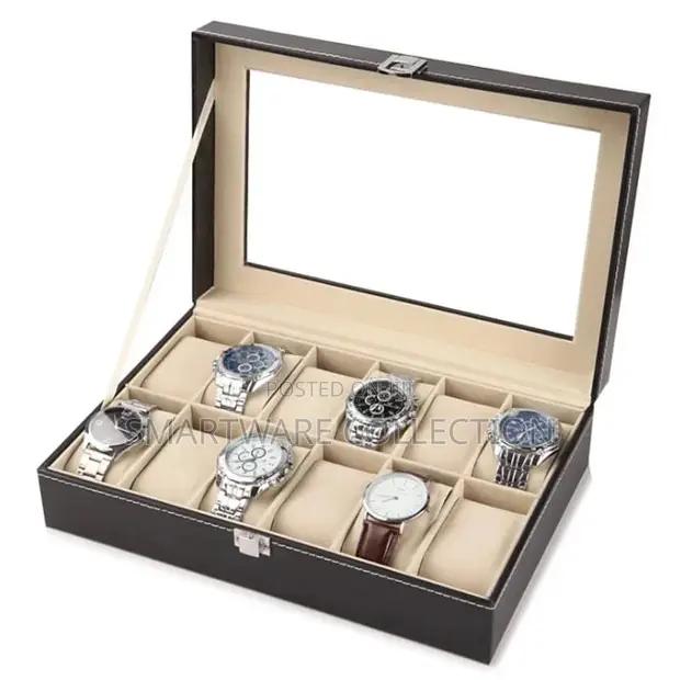 Watch Box Organizer 12 Slots Watch Display Box Storage Case in Dar es Salaam, Tanzania