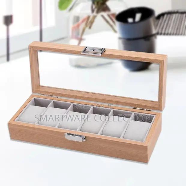 Watch Display Case, Wood Watch Collector Display Storage Box in Dar es Salaam, Tanzania