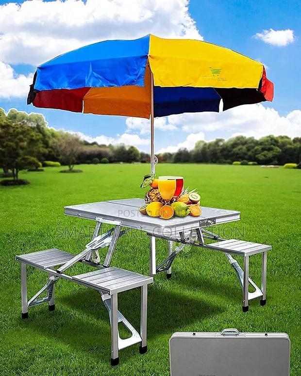 Fold Up Suitcase Table For Travel Picnic Camping BBQ Party in Dar es Salaam, Tanzania