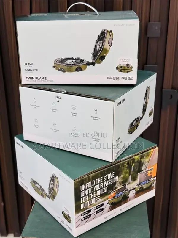 Foldable Camping Gas Stove Portable Outdoor Dual Burner in Dar es Salaam, Tanzania