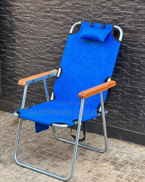 Folding Camping Chair, Outdoor Beach Chair With Wood Armrest in Dar es Salaam, Tanzania