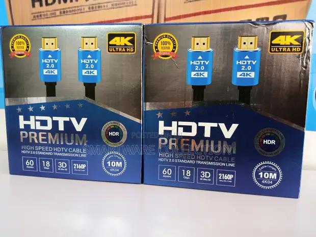 Certified HDMI Cable (10 Meters) Support HDR, Dolby in Dar es Salaam, Tanzania