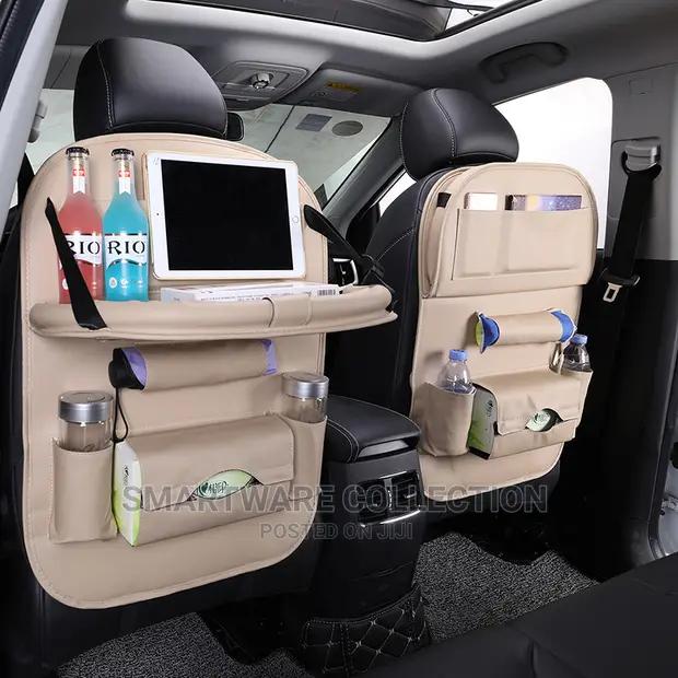LEATHER Backseat Car Organizer With Foldable Table Tray in Dar es Salaam, Tanzania