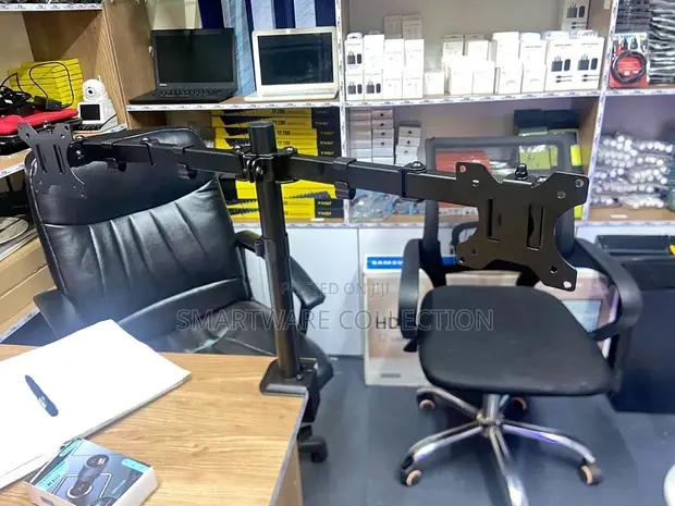 Desk Stand For 2 Monitors 13-27 Side By Side With Clamp in Dar es Salaam, Tanzania