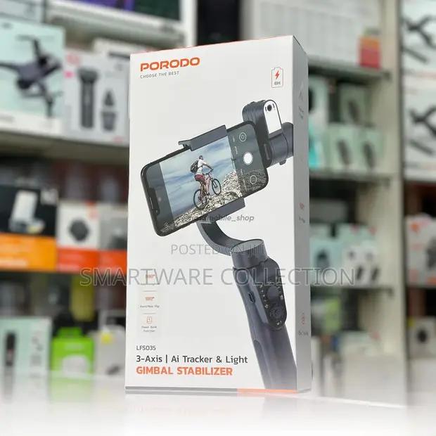 3-axis AI Tracker Light Gimbal Stabilizer Built-in Tripod in Dar es Salaam, Tanzania