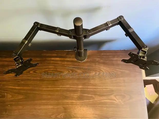 Dual Monitor Arm Mount Desk Stand  Height Adjustable Screen in Dar es Salaam, Tanzania