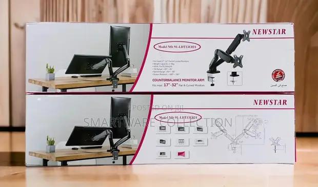 Dual Monitor Stand For Desk Adjustable Spring Monitor Arm in Dar es Salaam, Tanzania