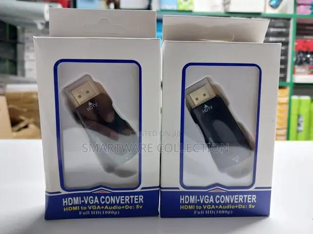 1080P HDMI To VGA Converter Adapter Dongle With 3.5mm Audio in Dar es Salaam, Tanzania