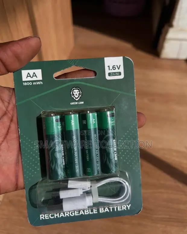 Green Lion Aa 1.6v 1800mwh (4pcs) Rechargeable Battery in Dar es Salaam, Tanzania