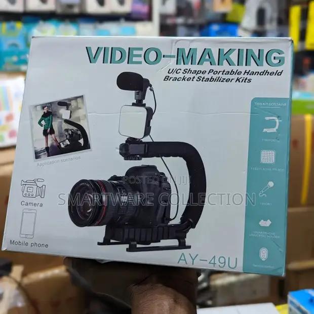 Handle Grip Handheld Camera Stabilizer With Hot-shoe Mount in Dar es Salaam, Tanzania