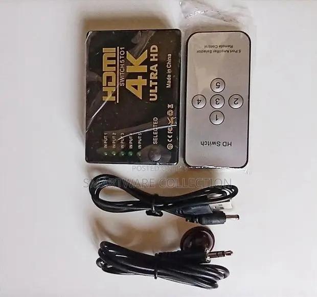HDMI Splitter HDMI Switch, 5ports 30HZ Switcher Box in Dar es Salaam, Tanzania