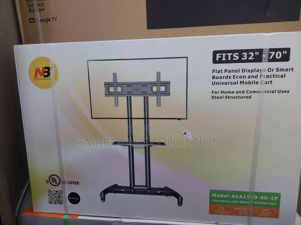 Mobile TV Stand With Wheels, TV Cart For 32-70 TVS in Dar es Salaam, Tanzania