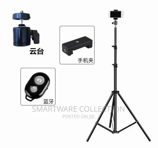 Phone Tripod Stand Flexible Metal Video Camera Stand Light in Dar es Salaam, Tanzania