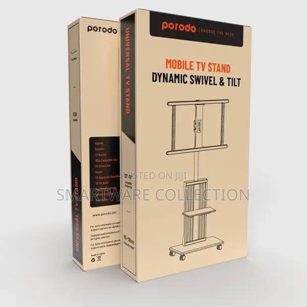 Porodo Mobile Tv Stand Trolley, 32-75 Screen Compatibility in Dar es Salaam, Tanzania