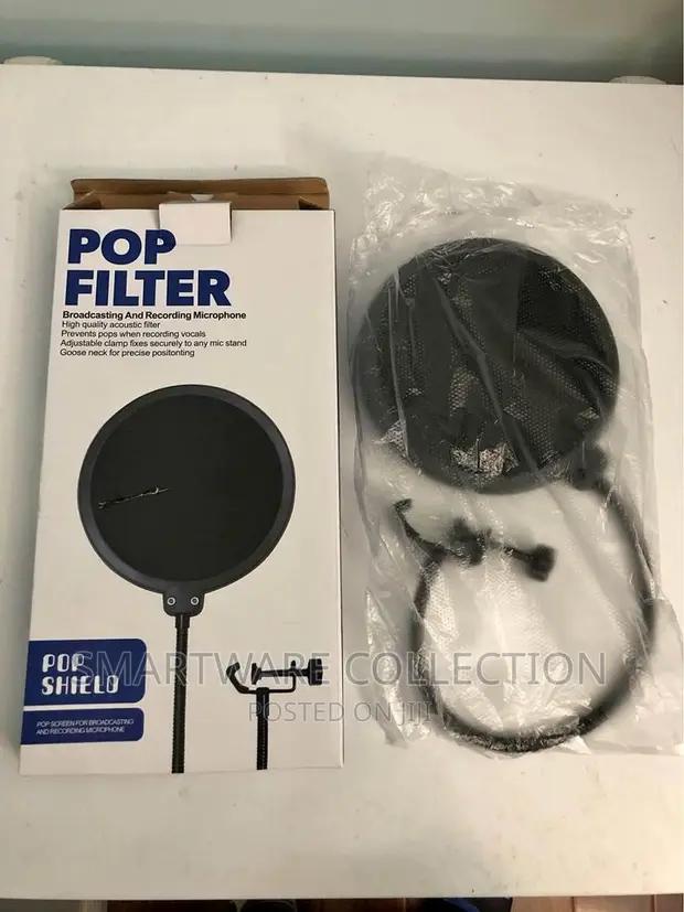 Professional Metallic Mic Pop Filter Clip Stabilizing Arm in Dar es Salaam, Tanzania