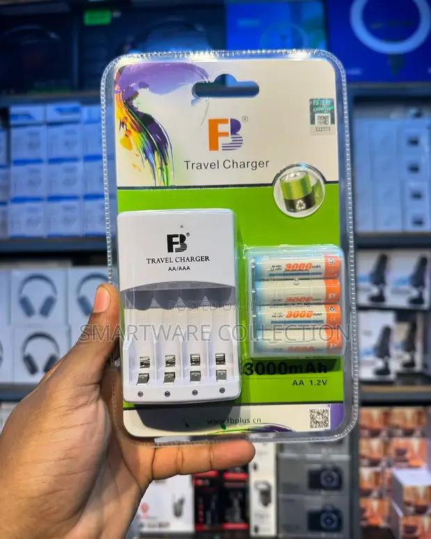 Rechargeable Aa Batteries, 4 Pack, Double A, Long-lasting in Dar es Salaam, Tanzania