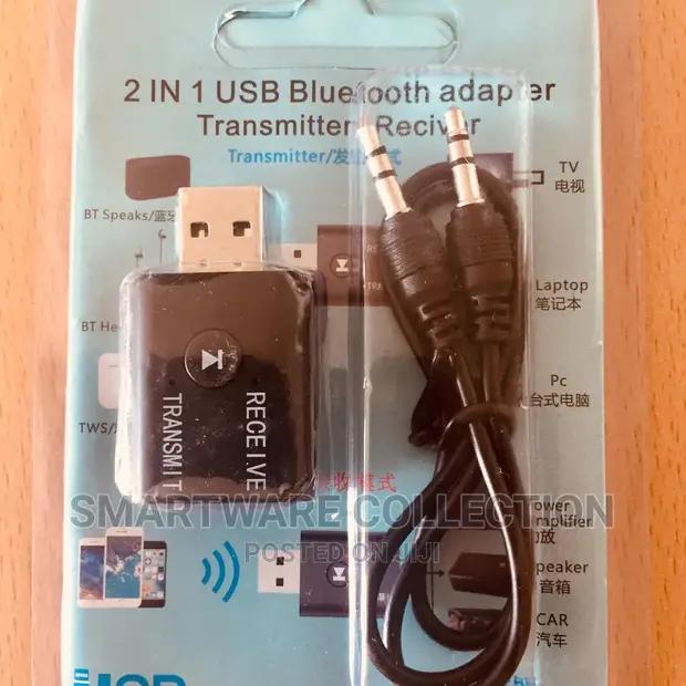2 In 1 USB Bluetooth 5.0 Transmitter Receiver For TV, Car in Dar es Salaam, Tanzania