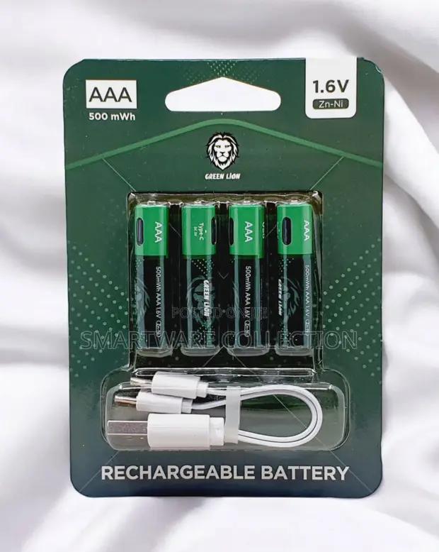 Rechargeable Aaa Battery, 1.5 H Fast Charge, With Usb Cable in Dar es Salaam, Tanzania