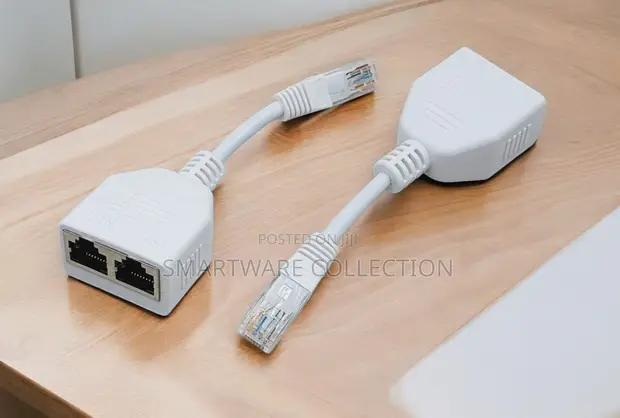 Rj45 Ethernet SplitterLan Wan Network Port Extender Adapter in Dar es Salaam, Tanzania