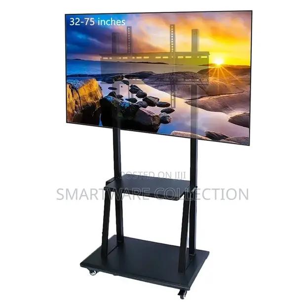 TV Stand Heavy Duty TV Cart, Stand Mobile TV Mount Trolley in Dar es Salaam, Tanzania