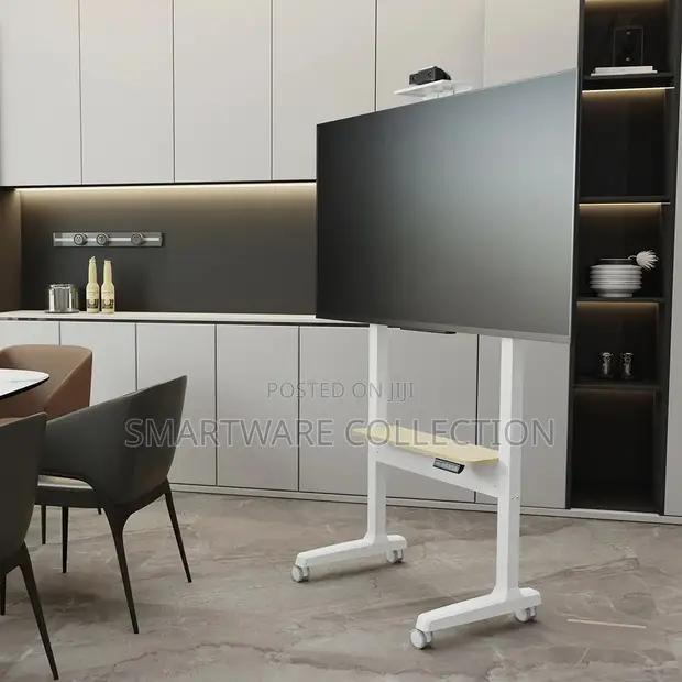 Tv Trolley With Wheels Movable Tv Stand Bracket For Upto 86” in Dar es Salaam, Tanzania