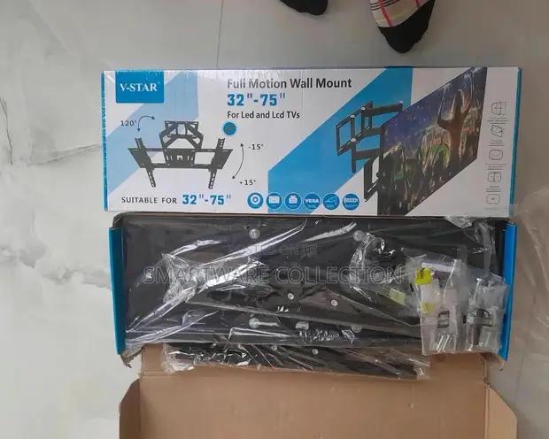 TV Wall Bracket Mount Tiltable Swiveling 32-75inch Upto 50KG in Dar es Salaam, Tanzania