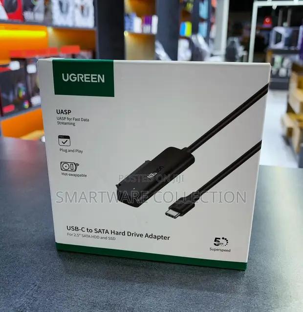 Ugreen Sata To Usb C Adapter For 2.5 Ssd And Hdd Connector in Dar es Salaam, Tanzania