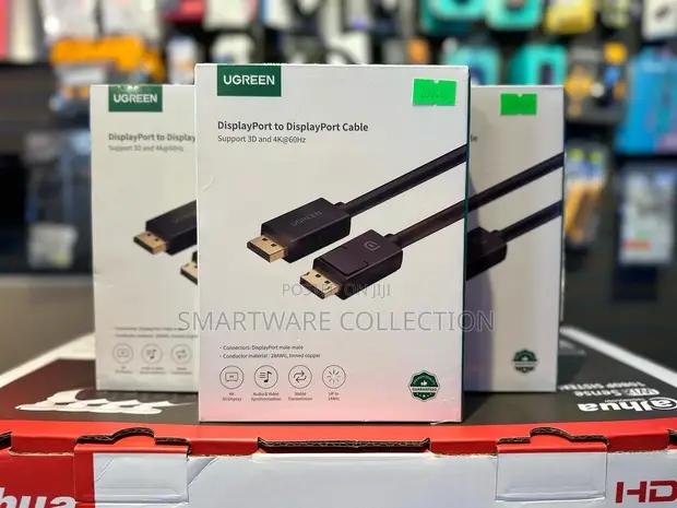 Ugreen Ultra Hd Displayport Dp102 Dp Male To Male Cable in Dar es Salaam, Tanzania