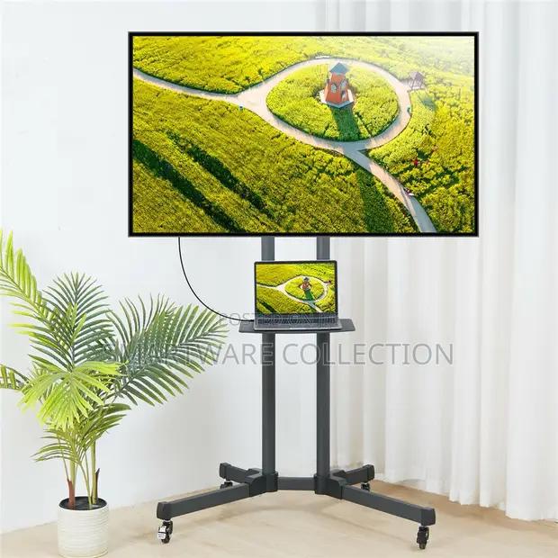 32-70 Inch Floor TV Cart Portable Rolling TV Monitor Shelf in Dar es Salaam, Tanzania