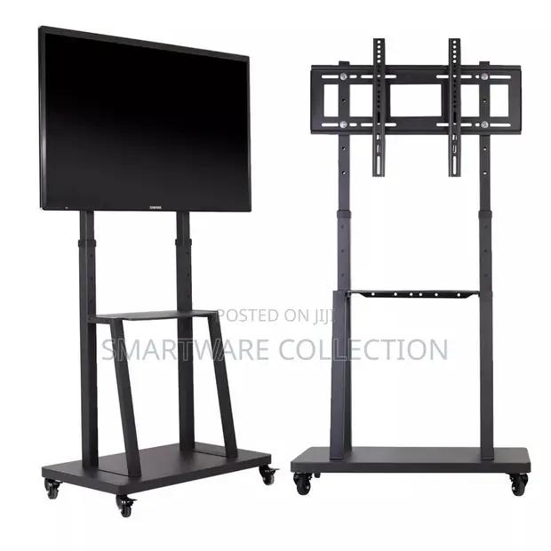 32-75 In Tall TV Cart Mobile TV Stand Adjustable Large Floor in Dar es Salaam, Tanzania
