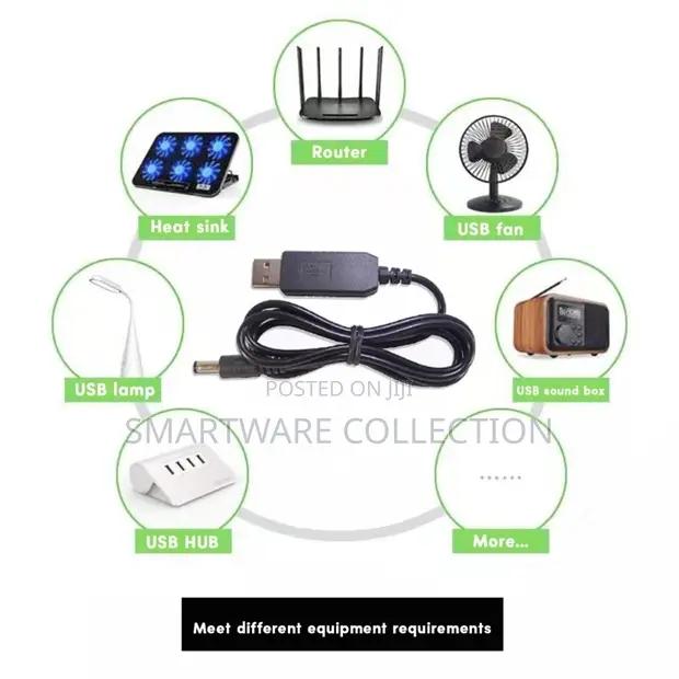 USB To DC Power Cable 5V To 12V DC Power Converter Router in Dar es Salaam, Tanzania