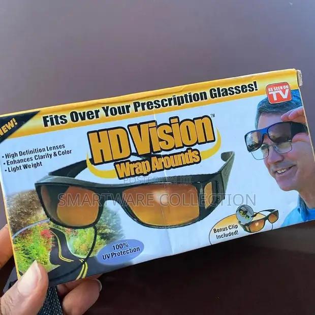 HD NightDay Vision Wraparound Sunglasses 100% UV Protection in Dar es Salaam, Tanzania