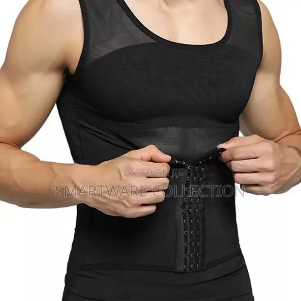 Men’s Slimming Body Shaper Belly Chest T-shirt Tank Top in Dar es Salaam, Tanzania