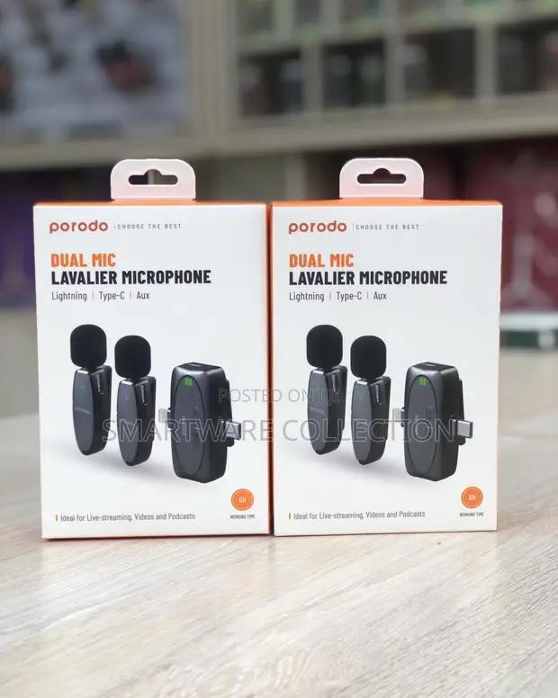 2.4G Wireless Microphone With Charging Case, Dual Channel in Dar es Salaam, Tanzania