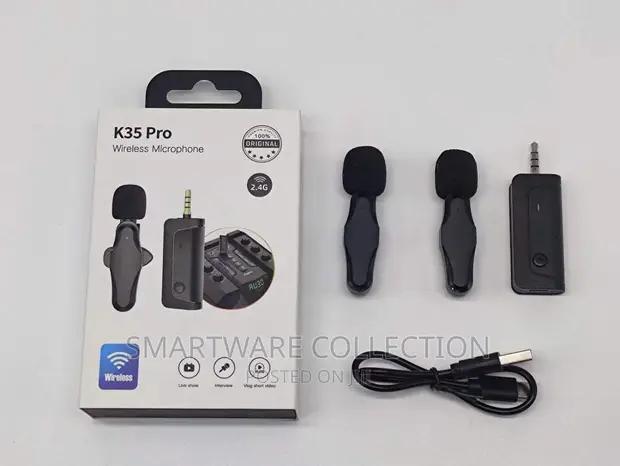 2 PCS Wireless Lavalier Microphones For iPhone Android Phone in Dar es Salaam, Tanzania