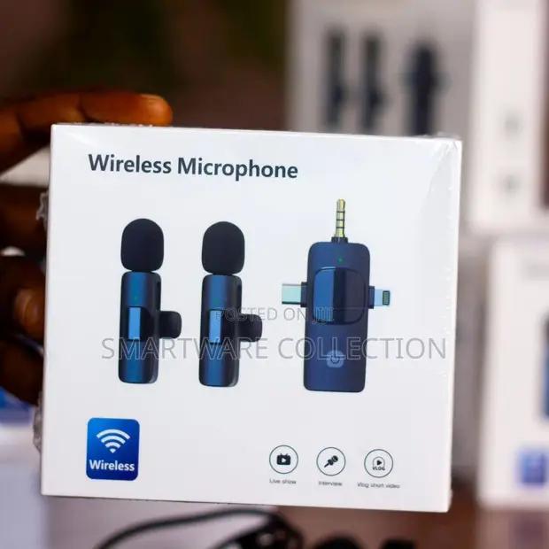 3 In 1 Wireless Clip-on Microphone Receiver For Android IOS in Dar es Salaam, Tanzania