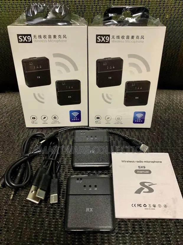 AndroidiPhone 3 In 1 Wireless Microphone Audio Video Mic in Dar es Salaam, Tanzania
