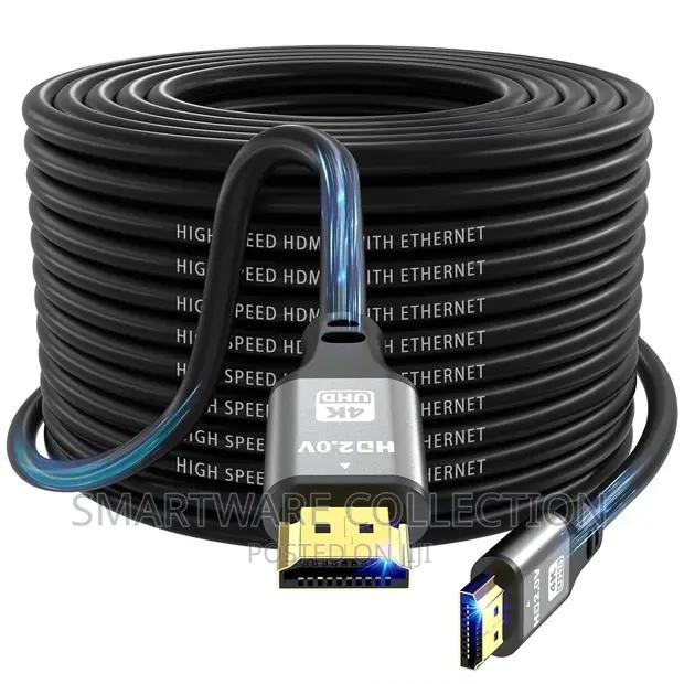 50 Meters Hdmi Cable at 60hz 18gbps High Speed Hdmi 2.0 Cord in Dar es Salaam, Tanzania