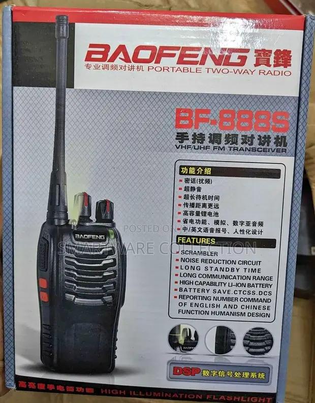 BF-888S Walkie Talkie Handheld Ham Two-way Radio Long Range in Dar es Salaam, Tanzania