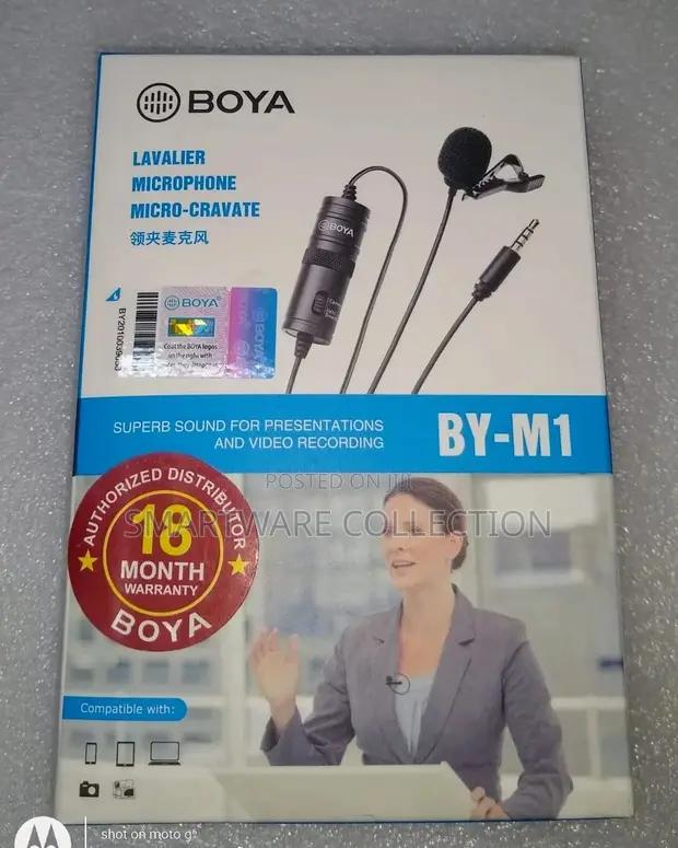 BOYA BY-M1S Professional Lavalier Lapel Microphone Condenser in Dar es Salaam, Tanzania