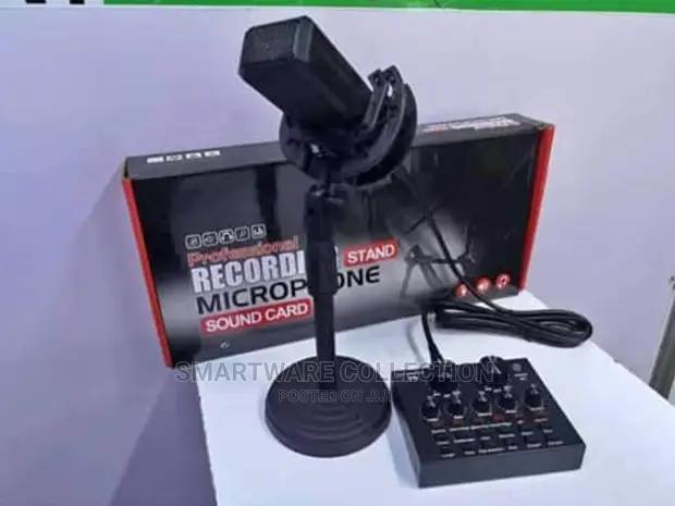 Condenser Microphone Bundle With Sound Card For Live Stream in Dar es Salaam, Tanzania