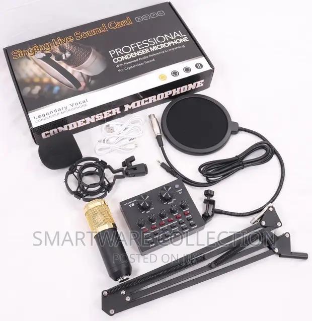 Condenser USB Microphone Kit With Stand Shock Mount For PC in Dar es Salaam, Tanzania