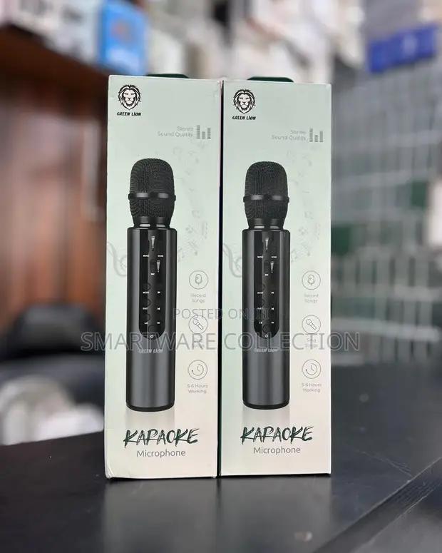 Karaoke Microphone Sound Card Dual Speaker Type C Metal Micr in Dar es Salaam, Tanzania