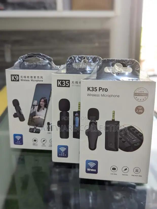 Pro Dual Mic Wireless Lavalier Microphone in Dar es Salaam, Tanzania