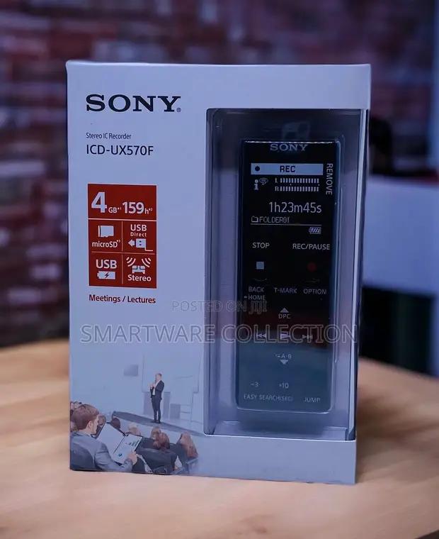 Sony Voice Recorder, With 20hours, 4gb Built-in Memory in Dar es Salaam, Tanzania