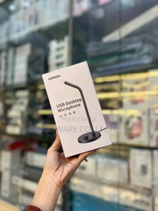 Ugreen Usb Desktop Omni-directional Microphone, Black in Dar es Salaam, Tanzania