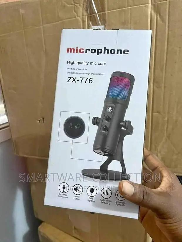 USB Condenser Microphone Cardioid Mic With RGB Lights One in Dar es Salaam, Tanzania