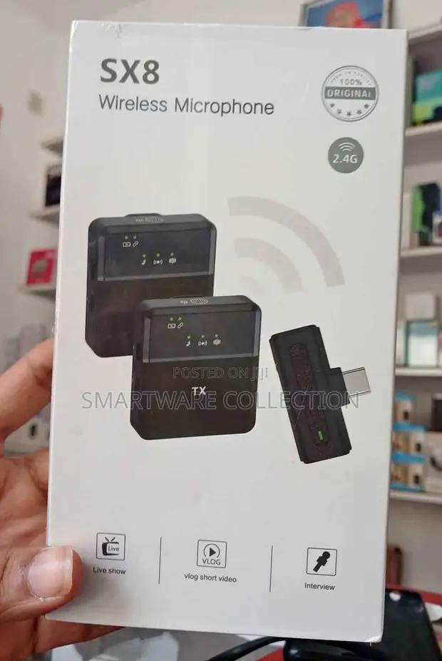 Wireless Lavalier Microphone Cell Phone Short Video Live Mic in Dar es Salaam, Tanzania