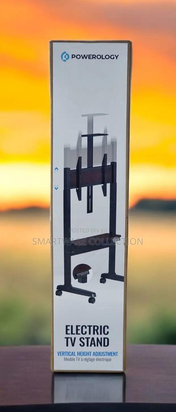 Adjustable Height Movable Tv Trolley Stand Mount With Wheels in Dar es Salaam, Tanzania